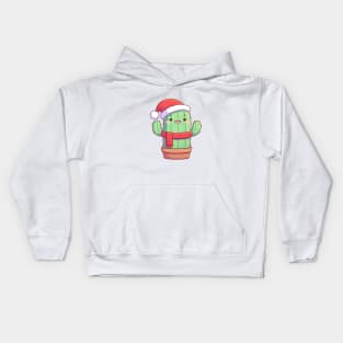 Cute Christmas Cactus Kids Hoodie